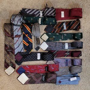 Vintage Men's High-End Ties Haul